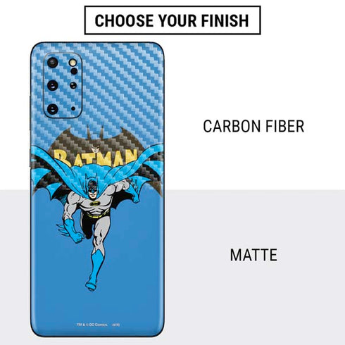 DC Comics Batman Vintage Action Pose Galaxy S20 Plus Skin